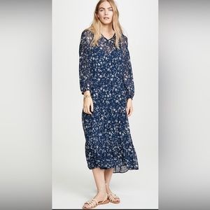 Free People Wallflower Midi Dress Black White sz XS *missing slip*